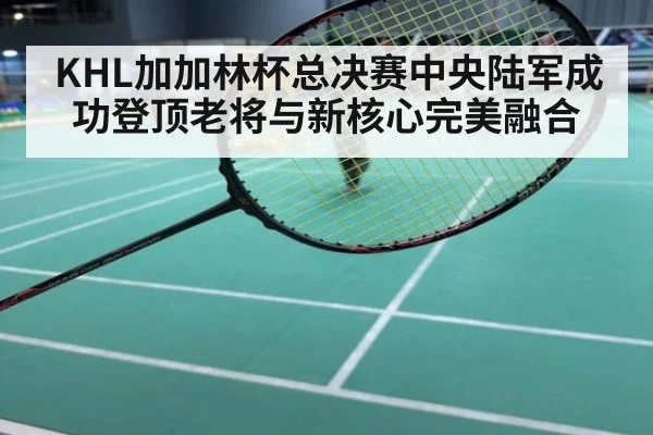 KHL加加林杯总决赛中央陆军成功登顶老将与新核心完美融合