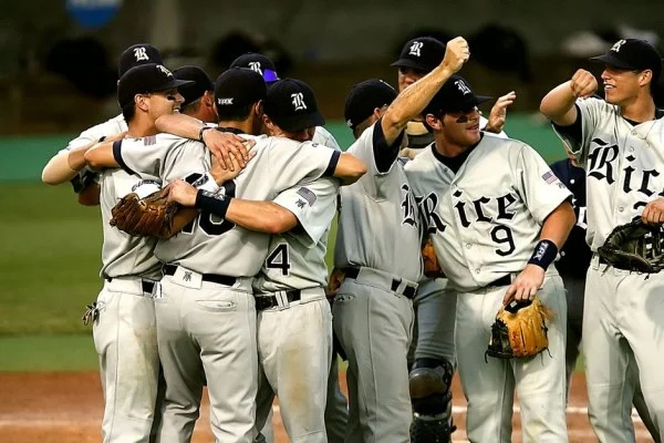 baseball team celebration